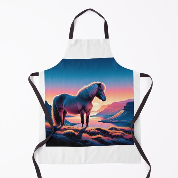 Item preview, Icelandic Horse at Dawn: First Light in the Fjords designed and sold by CoussaZau.