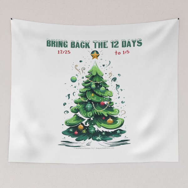 Item preview, Bring Back the 12 Days- December 25 to January 5 -Tree designed and sold by The Imagination Source™.