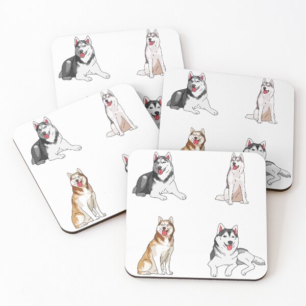 Item preview, Cute Siberian Husky Dogs designed and sold by TheAnimalZ00.