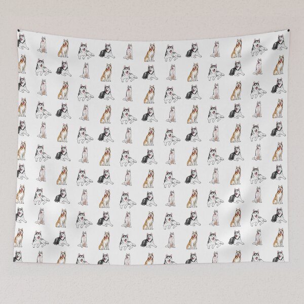 Item preview, Cute Siberian Husky Dogs designed and sold by TheAnimalZ00.