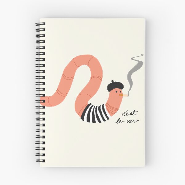 Item preview, c'est le ver (that's the worm) designed and sold by Cat(ie) Chapman.