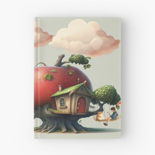 Item preview, Fantastic Dreamy Apple Treehouse and Tiny Girl designed and sold by Vachala.