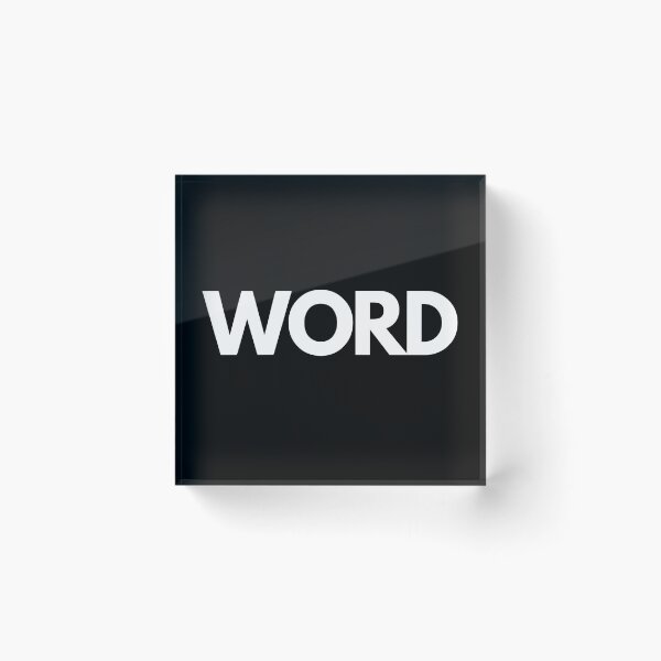Item preview, Word  ( Word is the word ) designed and sold by Oh-Marsha.