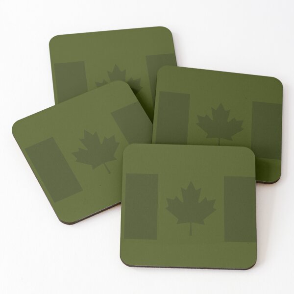 Item preview, Canada Flag Olive Drab designed and sold by Cestus.