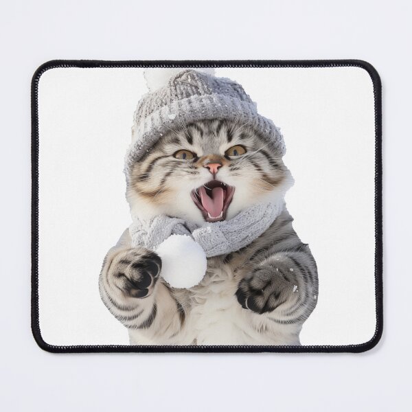 Item preview, Winter Snowball Cat in Snowball Neko designed and sold by ZedOhEe.