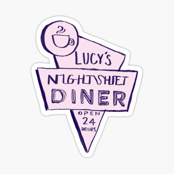 Lucy's Night Shift Diner Tee Light Blue - Snowshirt