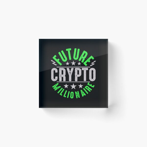 Item preview, Future Crypto Millionaire  designed and sold by WoodburyLake.