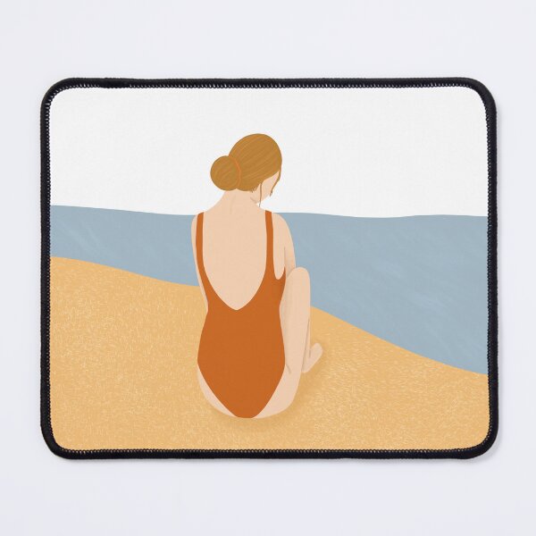 Item preview, Woman on the beach designed and sold by CreativeElle.