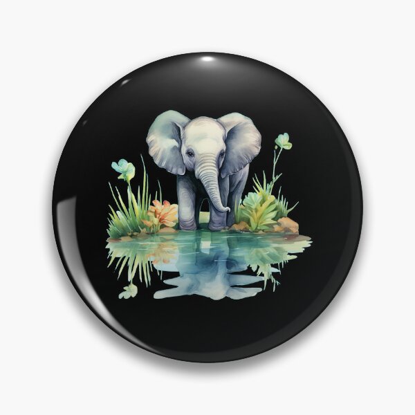 Item preview, Tiny Elephant designed and sold by ElephantVibes.