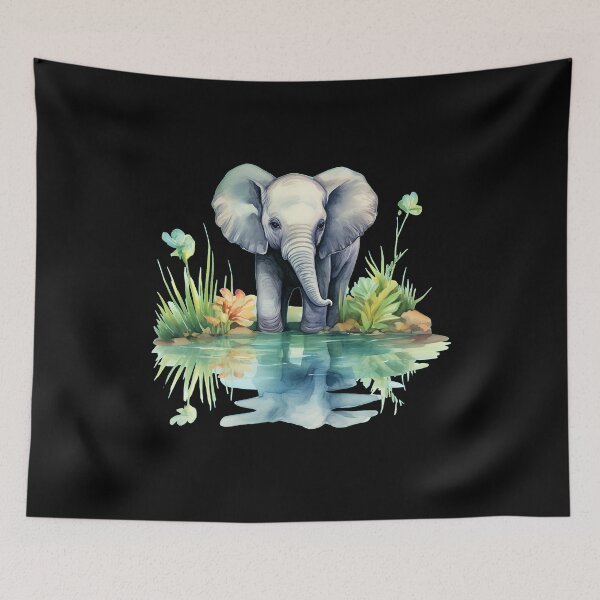 Item preview, Tiny Elephant designed and sold by ElephantVibes.
