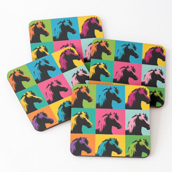 Item preview,  Icelandic Horse Pattern Vintage Retro Colorful designed and sold by CoussaZau.
