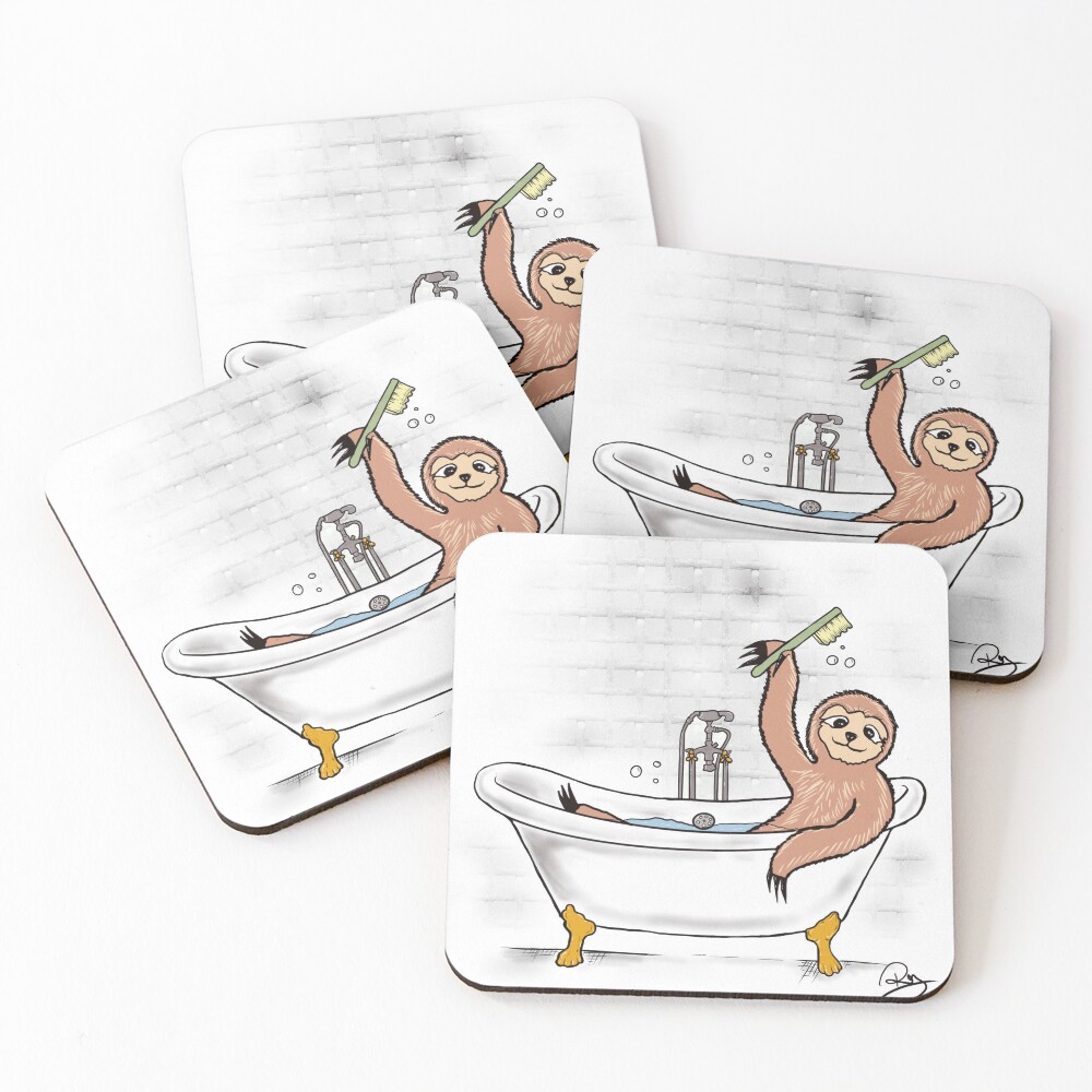 Item preview, Coasters (Set of 4) designed and sold by Renvallesart.