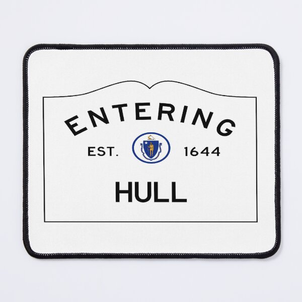 Item preview, Entering Hull Road Sign - Hull, Massachusetts designed and sold by SouthShorePics.