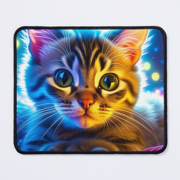 Item preview, Kitten in Christmas Lights designed and sold by Samantha Eye.