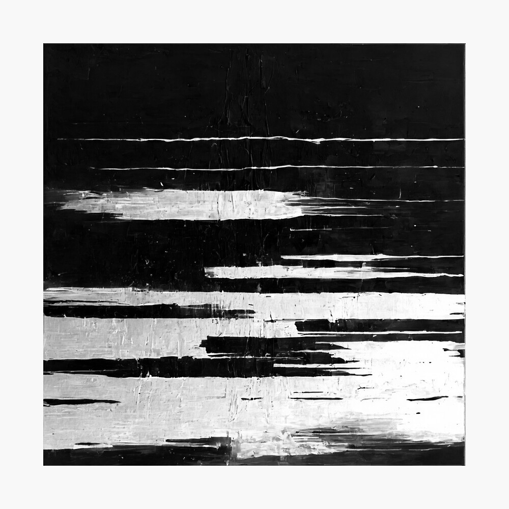 Black and White abstract #17 Poster