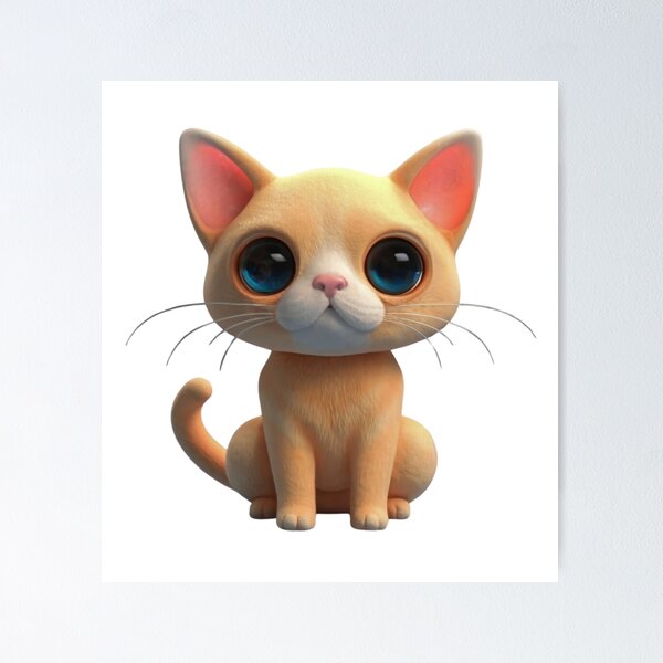 Item preview, Cute Cat - Adorable Eyes designed and sold by BestArtByArvind.