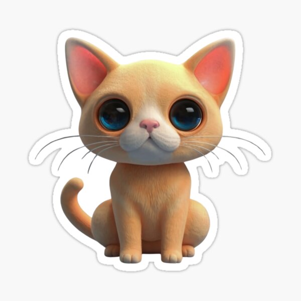 Item preview, Cute Cat - Adorable Eyes designed and sold by BestArtByArvind.