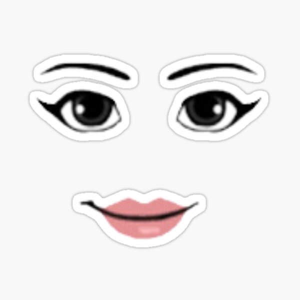 woman face roblox  Sticker for Sale by Agankunje