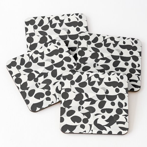 Item preview, Abstract black and white seamless pattern background designed and sold by Jayjaynaenae.