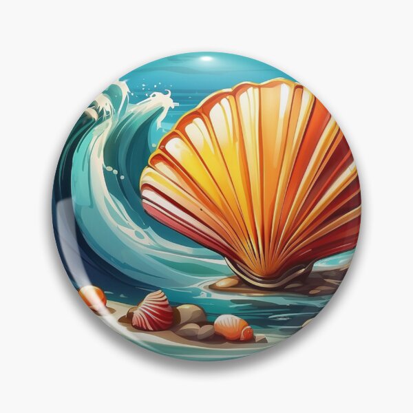 Item preview, 001 Seashells on the Beach designed and sold by Alexis Art Collection.