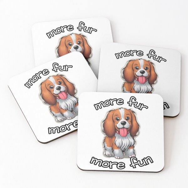 Item preview, More fur more fun | Cute brittany puppy spaniel designed and sold by MyLovelyDog.