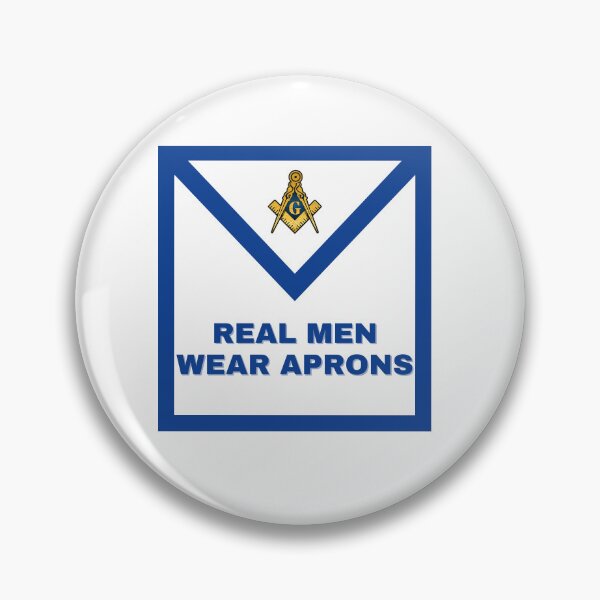 Item preview, Masonic Design. Real Men Wear Aprons. designed and sold by MasonicGears.