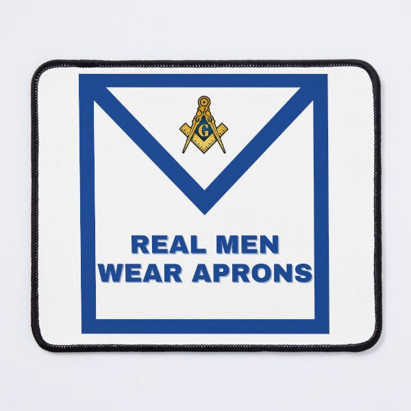 Item preview, Masonic Design. Real Men Wear Aprons. designed and sold by MasonicGears.
