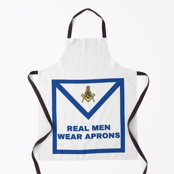 Real Men Wear Aprons Masonic Cooking Kitchen Apron