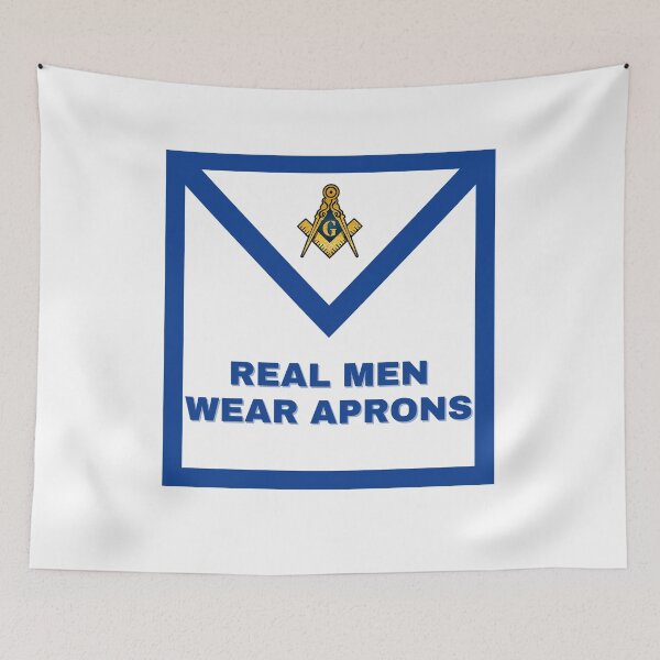 Item preview, Masonic Design. Real Men Wear Aprons. designed and sold by MasonicGears.