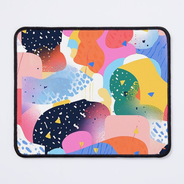 Item preview, Kaleidoscopic Artistry - Multicolor Collage-Style Abstract Pattern designed and sold by PaintbrushPlace.