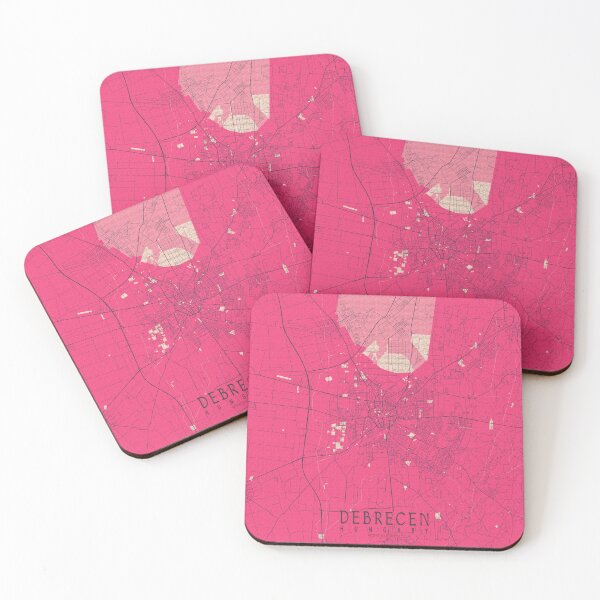 Item preview, Debrecen City Map of Hajdú-Bihar, Hungary - Blossom designed and sold by deMAP.
