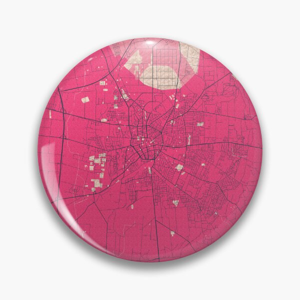 Item preview, Debrecen City Map of Hajdú-Bihar, Hungary - Blossom designed and sold by deMAP.