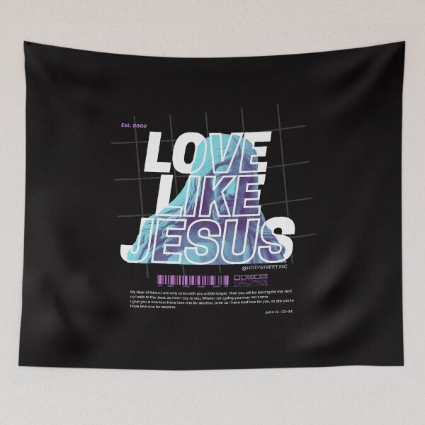 Item preview, Love Like Jesus - Jesus Social Club designed and sold by BlueCreator-inc.