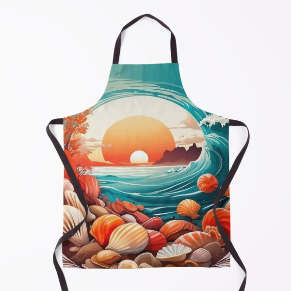 Item preview, 002 Seashells on the Beach designed and sold by Alexis Art Collection.