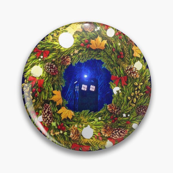 Item preview, Festive Timeship designed and sold by The Doctor’s Art Broker.