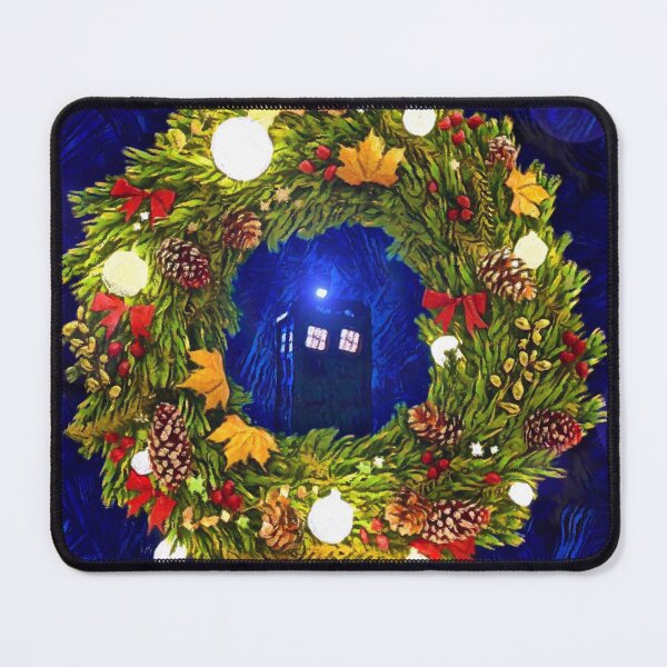 Item preview, Festive Timeship designed and sold by The Doctor’s Art Broker.