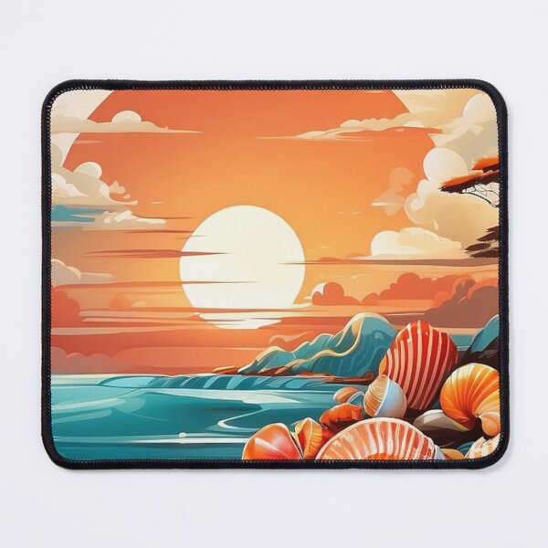 Item preview, 004 Seashells on the Beach designed and sold by Alexis Art Collection.