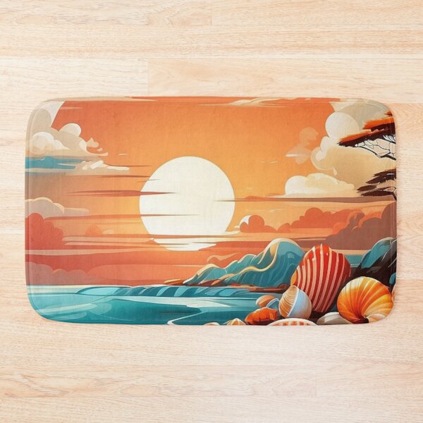 Item preview, 004 Seashells on the Beach designed and sold by Alexis Art Collection.