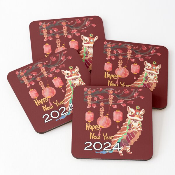 Item preview, Year of Dragon - Happy New Year 2024 - Tshirt designed and sold by YeniDesignArt.