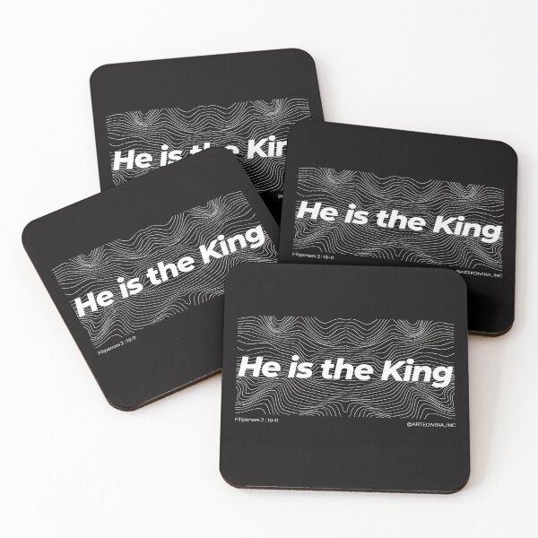 Item preview, He is the king - Jesus Social Club designed and sold by BlueCreator-inc.