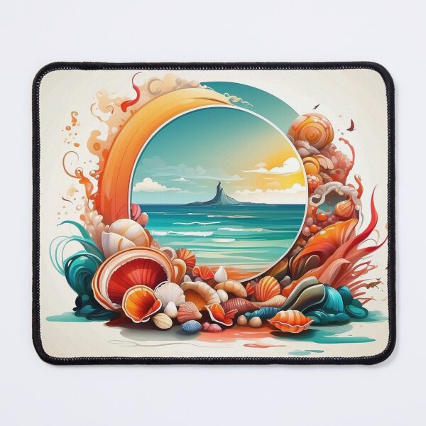 Item preview, 005 Seashells on the Beach designed and sold by Alexis Art Collection.