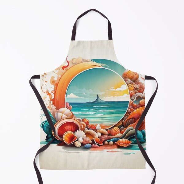 Item preview, 005 Seashells on the Beach designed and sold by Alexis Art Collection.