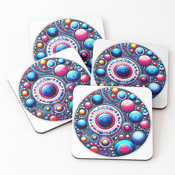 Item preview, Polka Dot Design- colourful vibrant pattern designed and sold by LoveDesignMania.