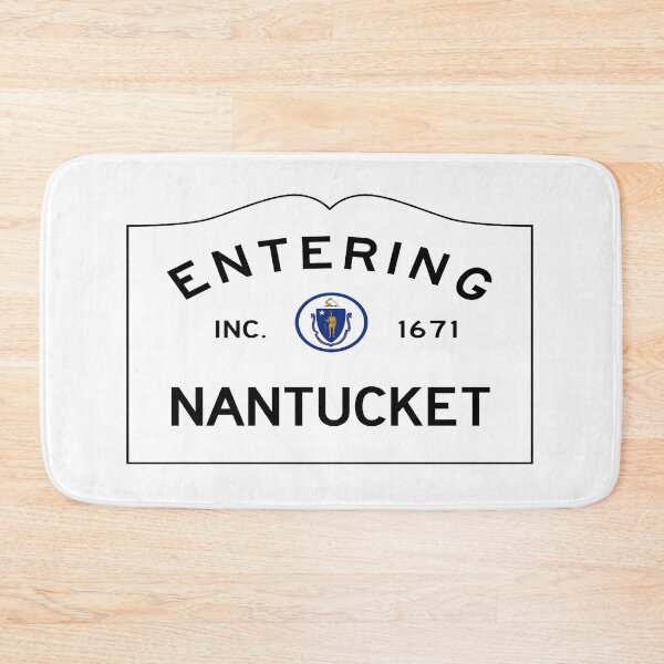 Item preview, Entering Nantucket Road Sign - Nantucket, Massachusetts designed and sold by SouthShorePics.