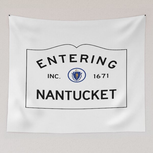 Item preview, Entering Nantucket Road Sign - Nantucket, Massachusetts designed and sold by SouthShorePics.