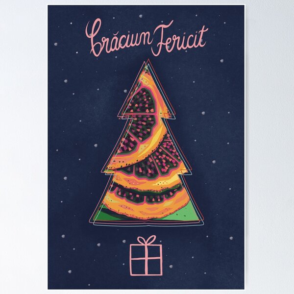 Item preview, Christmas tree with oranges designed and sold by ruxandart.