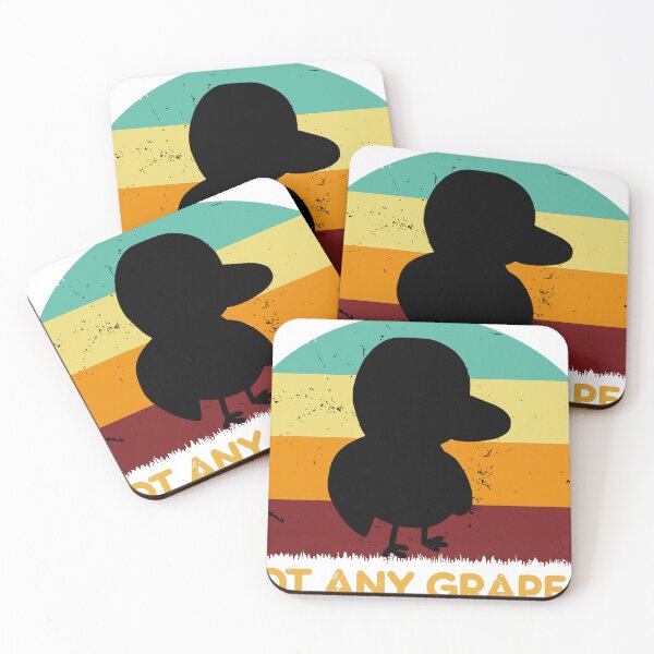 Item preview, Duck any Grapes Retro designed and sold by tynthoiller.