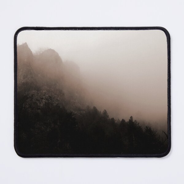 Item preview, Dark foggy forest background landscape photography designed and sold by by-jwp.
