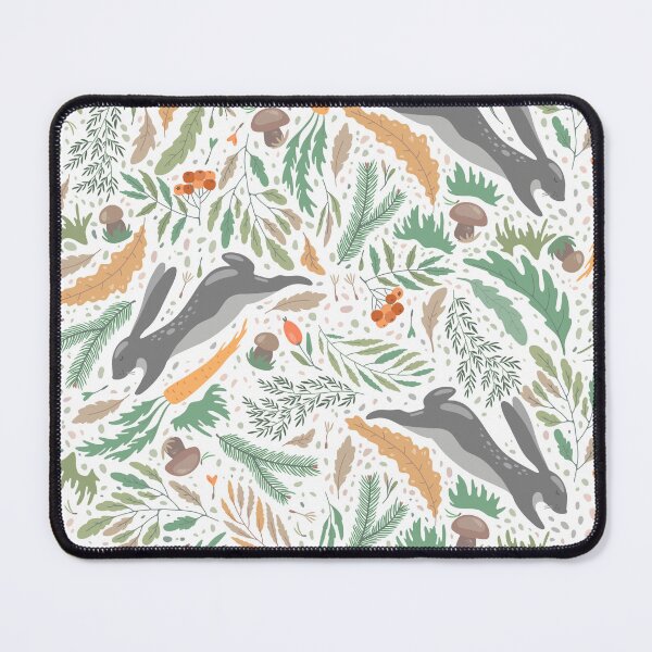 Item preview, Seamless pattern with jumping hare and carrot designed and sold by Nattalu.