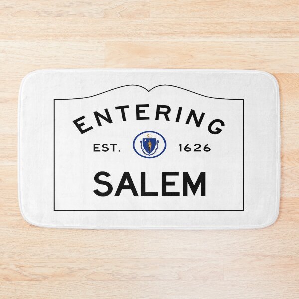 Item preview, Entering Salem Road Sign - Salem, Massachusetts designed and sold by SouthShorePics.